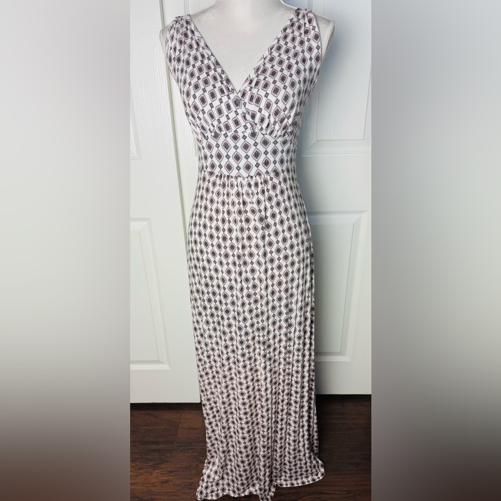 Loveappella Patterned Maxi Dress